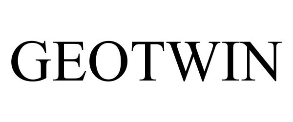 Trademark Logo GEOTWIN