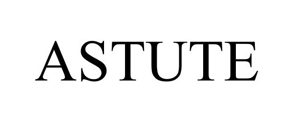 Trademark Logo ASTUTE