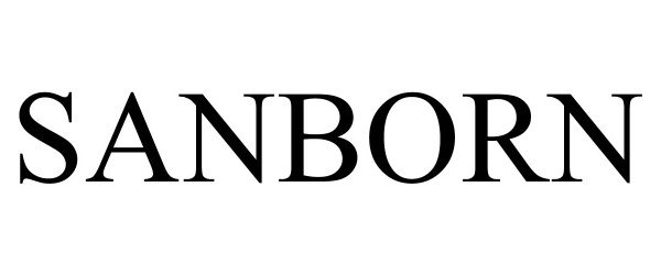 Trademark Logo SANBORN