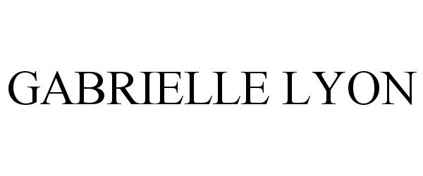 Trademark Logo GABRIELLE LYON