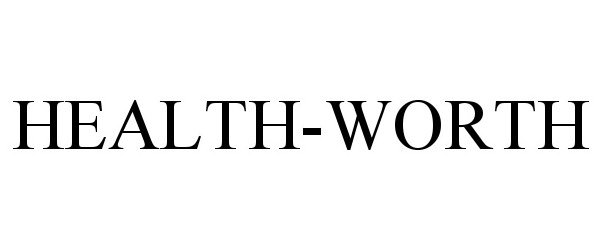 Trademark Logo HEALTH-WORTH