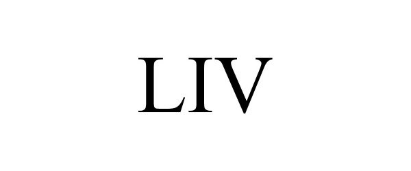 Trademark Logo LIV