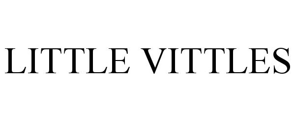 Trademark Logo LITTLE VITTLES