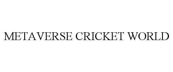  METAVERSE CRICKET WORLD