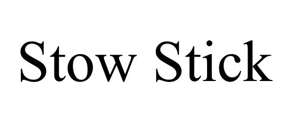 Trademark Logo STOW STICK