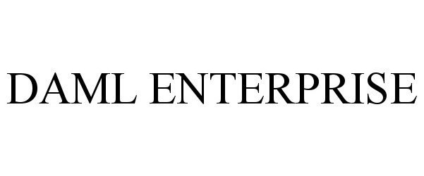 Trademark Logo DAML ENTERPRISE
