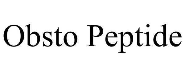Trademark Logo OBSTO PEPTIDE