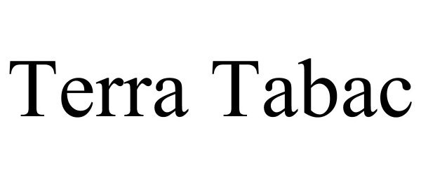 Trademark Logo TERRA TABAC