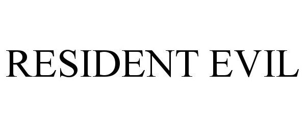 Trademark Logo RESIDENT EVIL