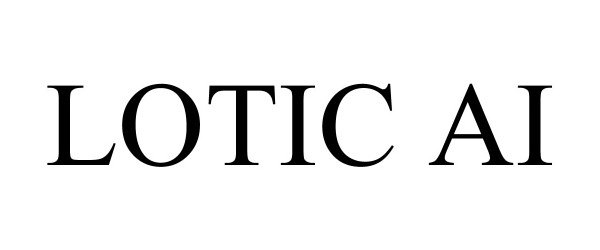 Trademark Logo LOTIC AI
