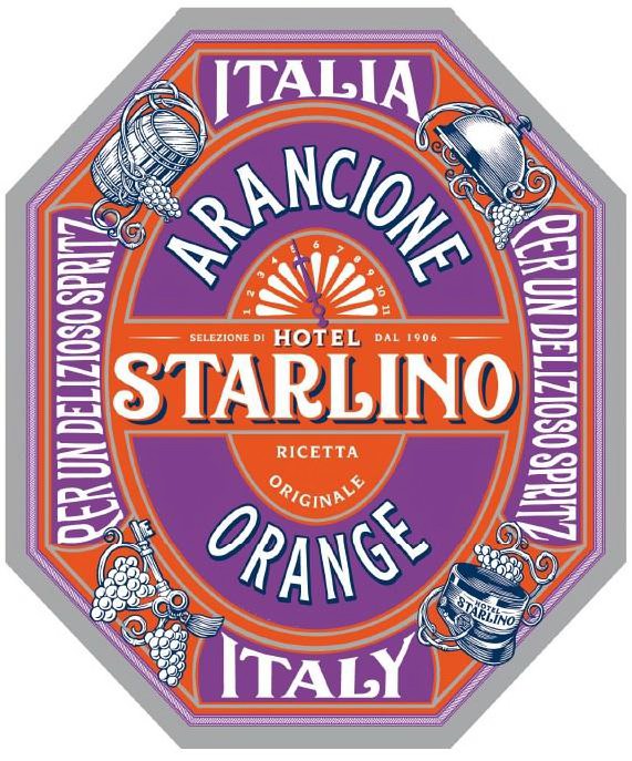  HOTEL STARLINO SELEZIONE DI DAL 1906 1 23 4 5 6 7 8 9 10 11 RICETTA ORIGINALE ITALIA ARANCIONE ORANGE ITALY PER UN DELIZIOSO SPRIT