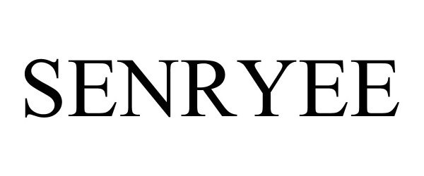 Trademark Logo SENRYEE