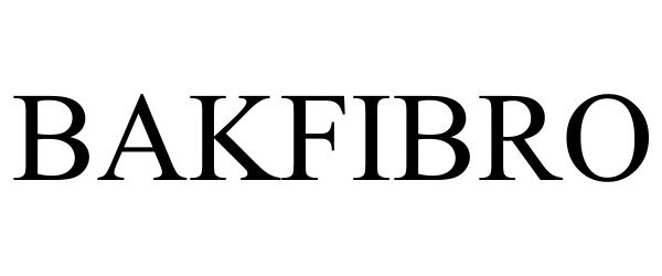 Trademark Logo BAKFIBRO