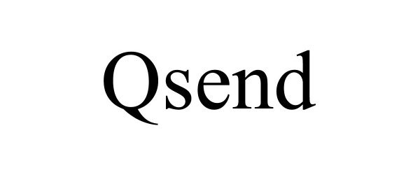 Trademark Logo QSEND