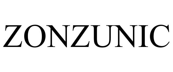 Trademark Logo ZONZUNIC