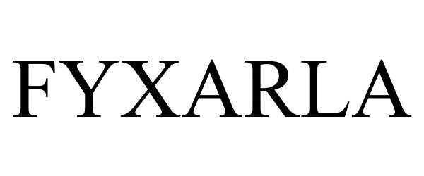 Trademark Logo FYXARLA