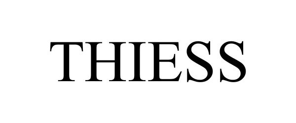 Trademark Logo THIESS