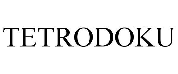 Trademark Logo TETRODOKU