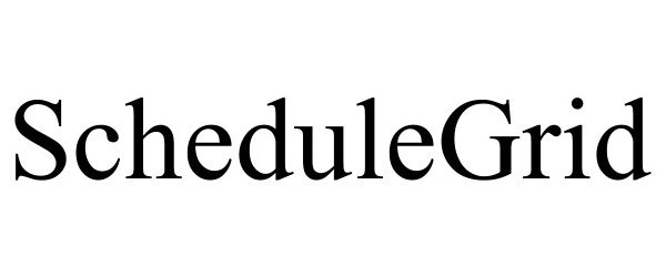 Trademark Logo SCHEDULEGRID