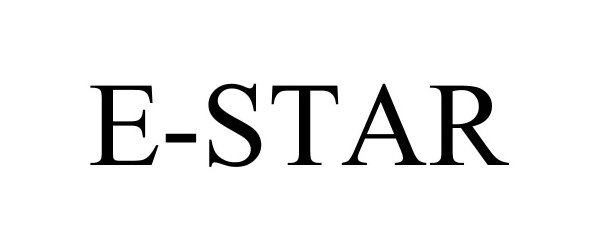 Trademark Logo E-STAR