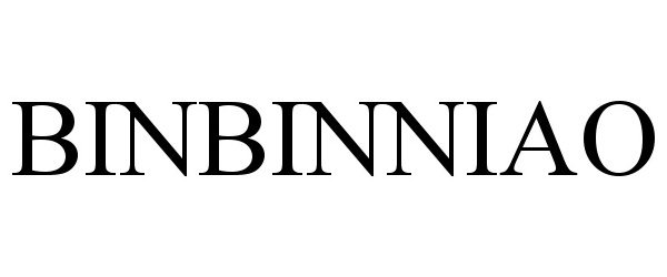 Trademark Logo BINBINNIAO