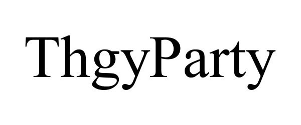 Trademark Logo THGYPARTY