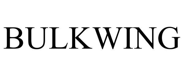 Trademark Logo BULKWING