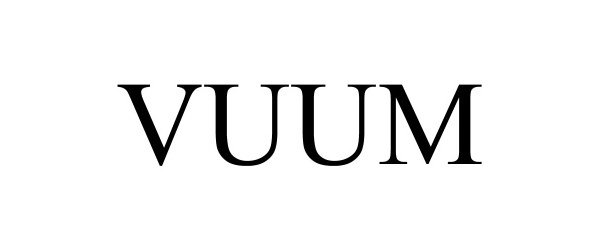 Trademark Logo VUUM