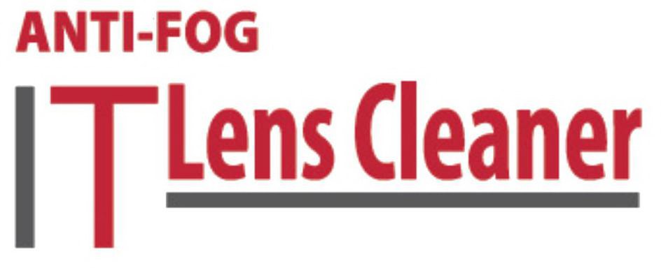 Trademark Logo IT ANTI-FOG LENS CLEANER