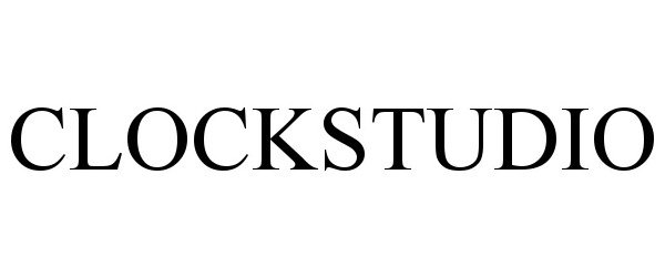Trademark Logo CLOCKSTUDIO