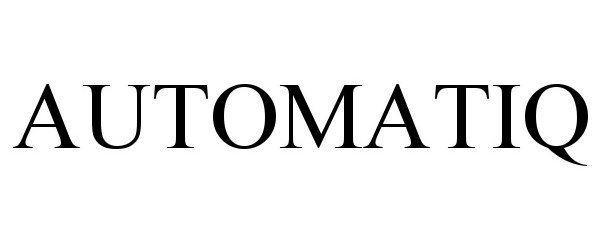 Trademark Logo AUTOMATIQ