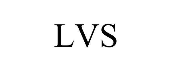 Trademark Logo LVS