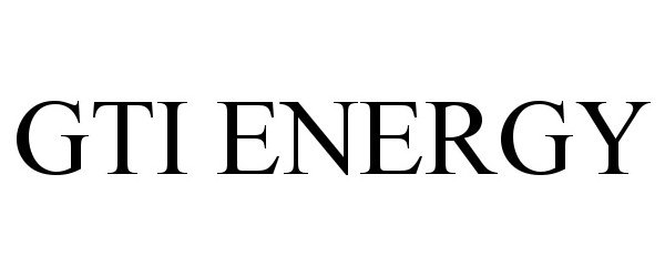 Trademark Logo GTI ENERGY