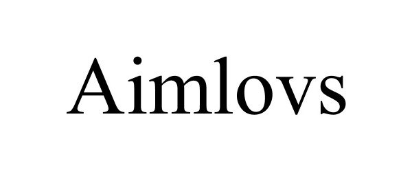 Trademark Logo AIMLOVS