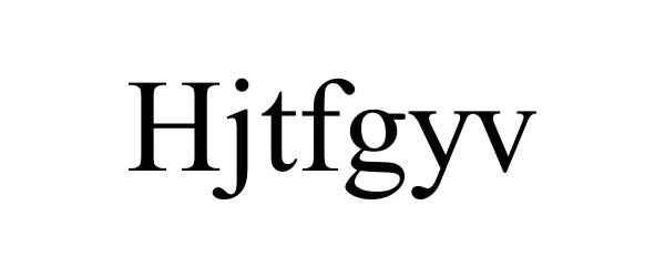 Trademark Logo HJTFGYV