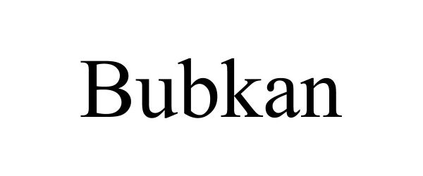  BUBKAN