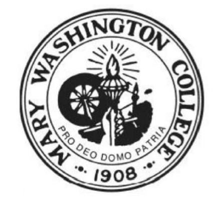 Trademark Logo MARY WASHINGTON COLLEGE ··· 1908 ··· PRO DEO DOMO PATRIA