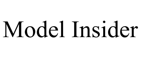 MODEL INSIDER