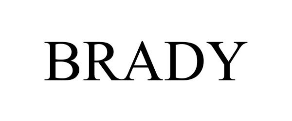 Trademark Logo BRADY