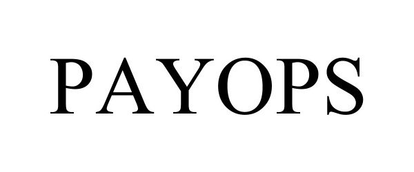 Trademark Logo PAYOPS