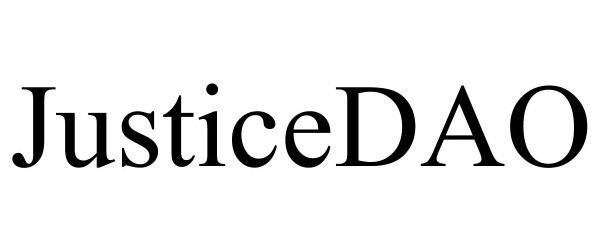 Trademark Logo JUSTICEDAO