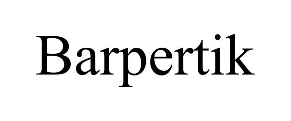 Trademark Logo BARPERTIK