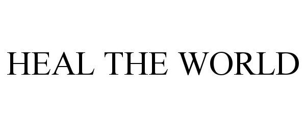 Trademark Logo HEAL THE WORLD