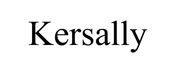 Trademark Logo KERSALLY