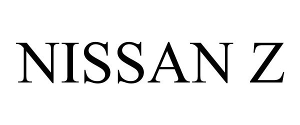 Trademark Logo NISSAN Z