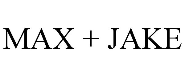 Trademark Logo MAX + JAKE