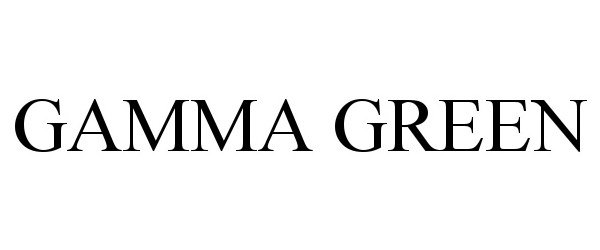 Trademark Logo GAMMA GREEN