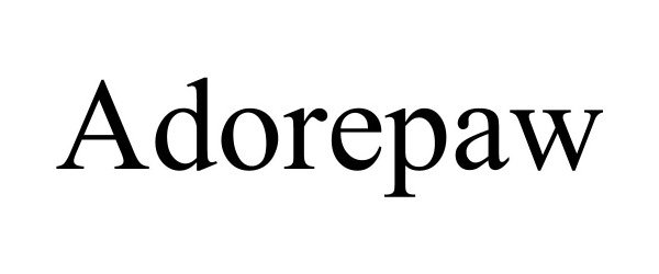 Trademark Logo ADOREPAW