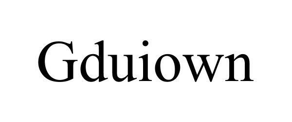  GDUIOWN