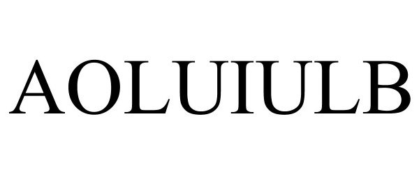 Trademark Logo AOLUIULB
